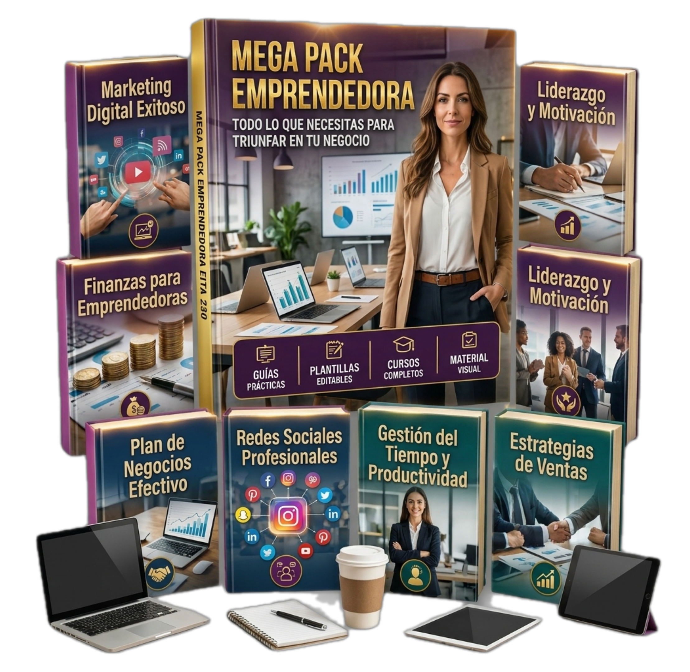 MEGAPACK EMPRENDEDORA LISTO