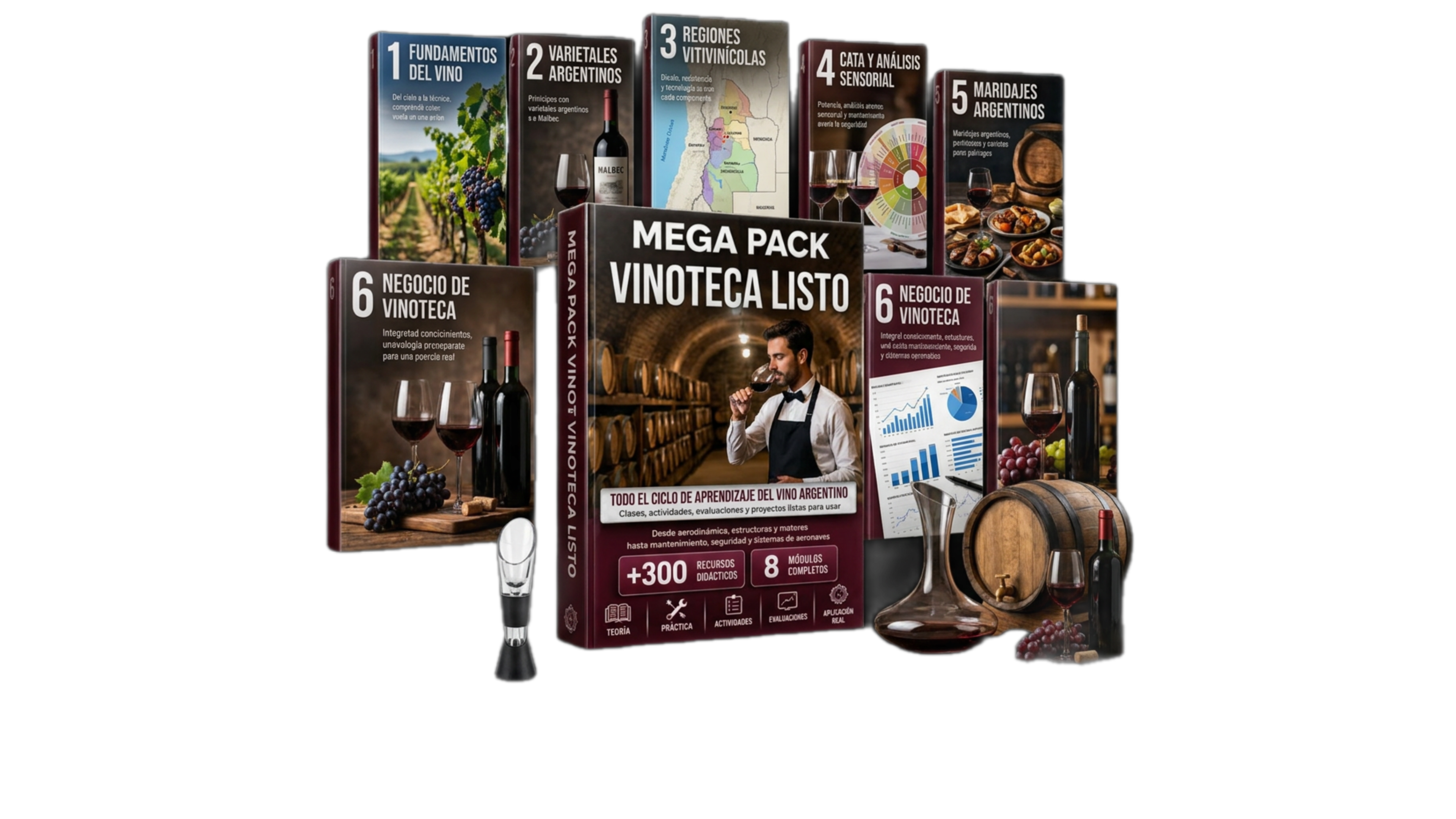 MEGAPACK VINOTECA LISTO