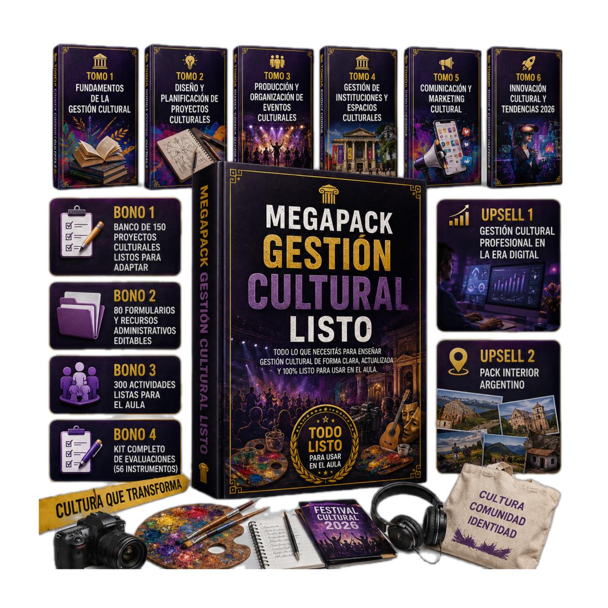 MEGAPACK GESTIÓN CULTURAL LISTO